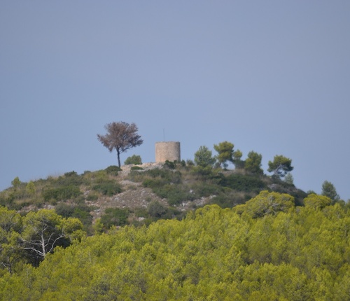 Runes de l'antic Castell d'Olivella