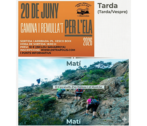 Pas equipat i divertit Solius + Caminada solid&agrave;ria ELA - T'HO PERDR&Agrave;S?