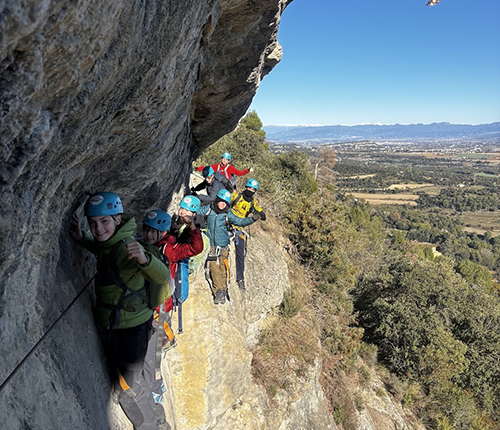 GM4C (jovent) - 24 d'octubre - Via ferrada Roca de la Creu combinat amb formaci&oacute; de r&agrave;pel i trekking - 2026